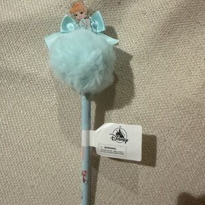 Disney Cinderella Light Blue Pom Pom Pen